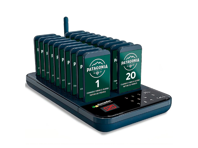 Llamadores Servicio Pager Restaurante Gastronomia