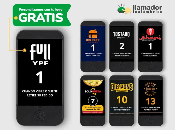 Llamador de clientes salas de espera