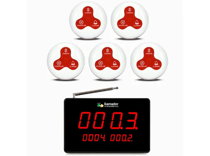 Kit Llamador de mozos con Display