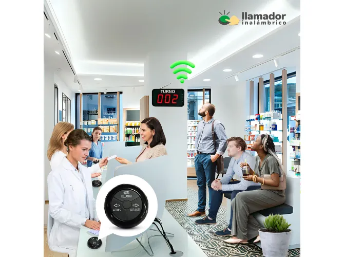 Turnero Inalámbrico 3 digitos